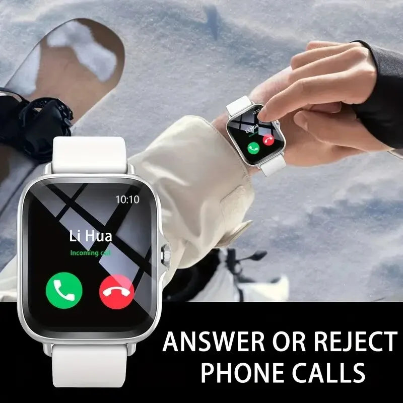 Smartwatch, Wireless Calling/dialing, Multi-sport Mode, Incoming Call Alert & Rejection, Short Message Alert, Message Alert View - Uknowucme