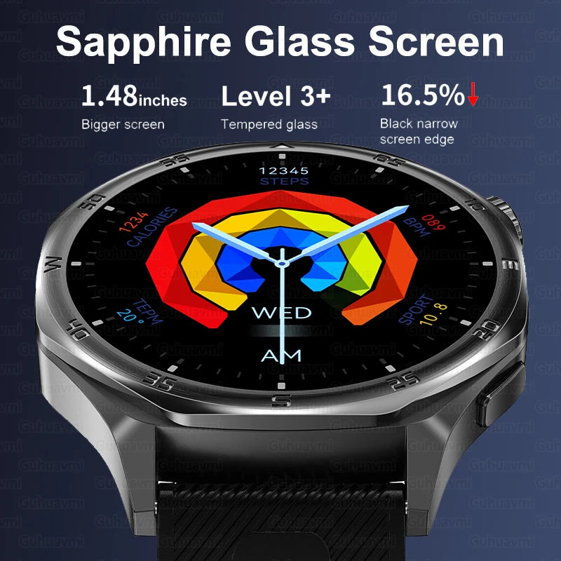 Original For Huawei WATCH 5 NFC Smart Watch Men Women 4GB Memory Sapphire Crystal Full Touch Screen Sport Fitness SmartWatch New - Uknowucme
