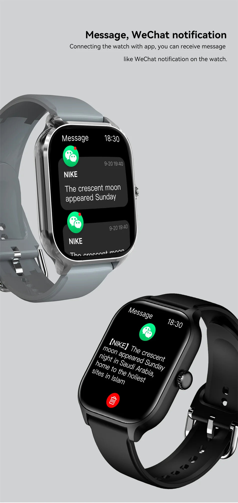 New Smart Watch For Android iOS 2.01" Smartwatch Answer Make Call Waterproof Sports Fitness Tracker Heart Rate Sleep Monitoring