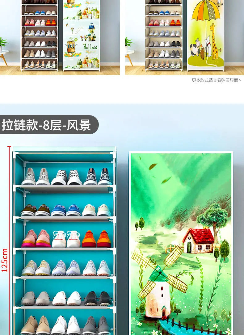 Bedroom Cabinets Shoe-shelf Ultra-thin Dump Shoe Rack Shoes Organizer Living Room Furniture Shoerack Shoemakers Kitchen Cupboard - Uknowucme