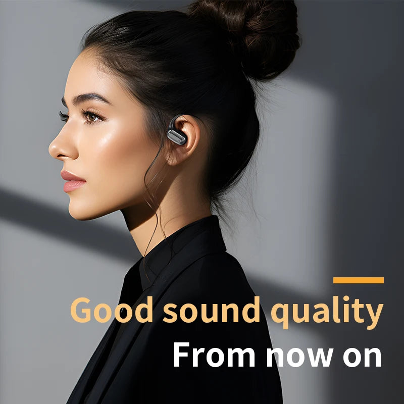 Gulanxo Wireless Bluetooth Earphones OWS Touchscreen Earphones Bluetooth 5.4 Microphone Call Sports Earphones - Uknowucme