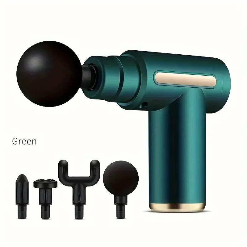 Adjustable Speed Massage Gun for Deep Muscle Recovery, Handheld Fitness Tool That Uses A Massager To Relieve Pain and Relax - Uknowucme