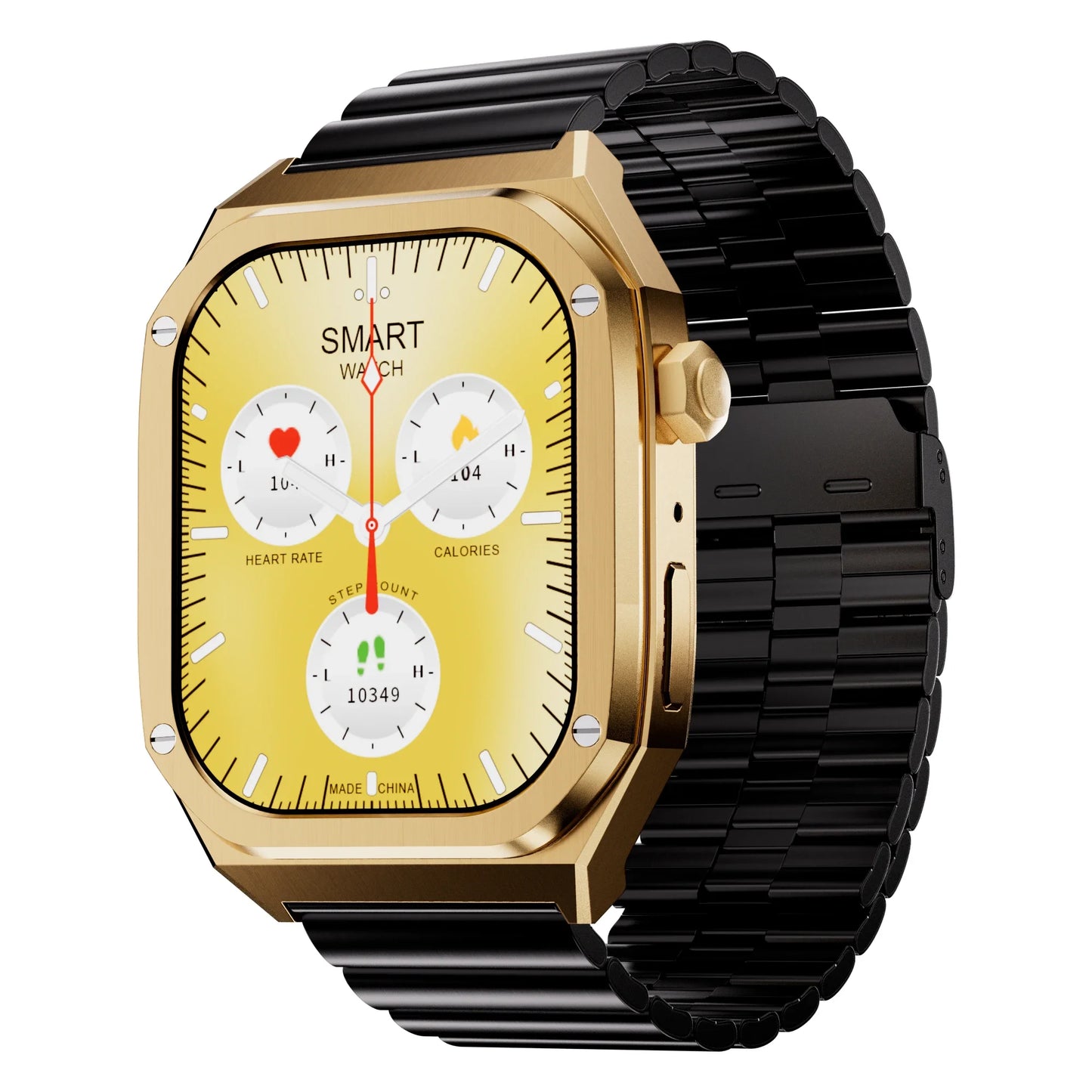 1.96inch Screen Amoled Smart Watch for Men Blood Pressure Blood Oxygen IP68 Waterproof HD40 Smartwatch Fitness Tracker - Uknowucme