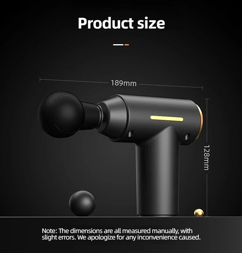 Muscle Massage Gun Vibration Massage Fascia Gun Massage Body Neck Back Deep Muscle Massage Relaxation Tools