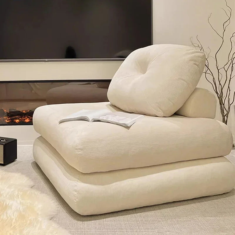 Single Sofa Bed Recliner Lounger Convertible Tatami Sofas Sets Tiny House Relaxing Giant Pouf Luxury Comfort Bedroom Furniture - Uknowucme
