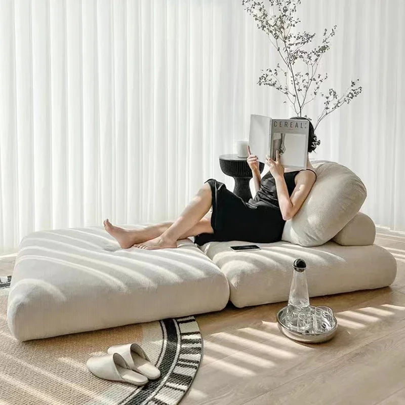 Single Sofa Bed Recliner Lounger Convertible Tatami Sofas Sets Tiny House Relaxing Giant Pouf Luxury Comfort Bedroom Furniture - Uknowucme