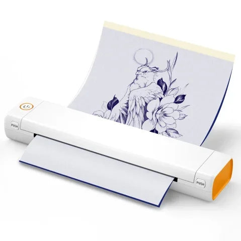 M08F Wireless Tattoo Thermal Printer Portable Transfer Machine USB Interface Type Profession Thermal Copier Printer - Uknowucme