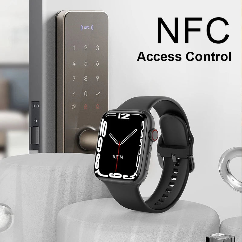 2024 NEW Smart Watch Wireless Charging Smartwatch Bluetooth Calls Men Women Watches Fitness Bracelet Custom Watch Face - Uknowucme