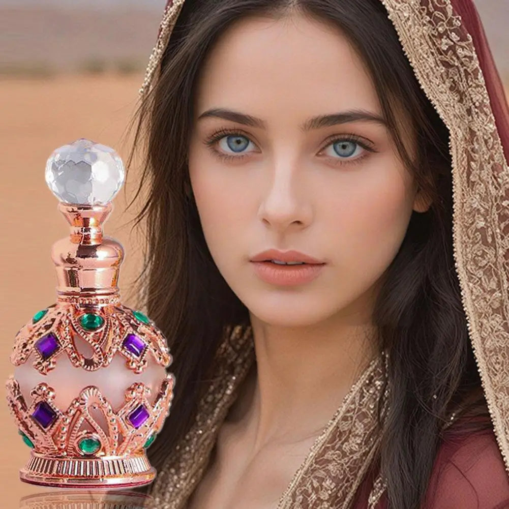 Exotic Arabian Perfume For Women, Enchanting Floral Bouquet With Rose, Jasmine&Vanilla Long-Lasting Pheromone-Infused Fragrance - Uknowucme