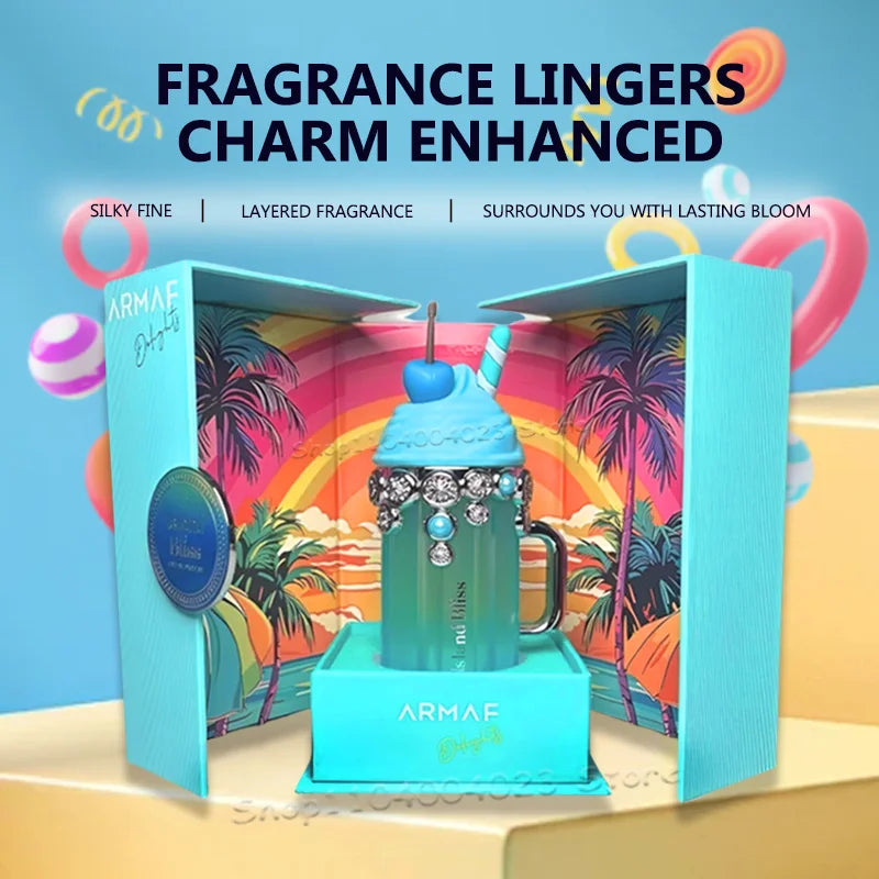 100ML Armaf Delights Yum Eau de Parfum Spray For Women Long-lasting Fragrance Mesmerizing Women's Perfume Floral Fruity Scent - Uknowucme