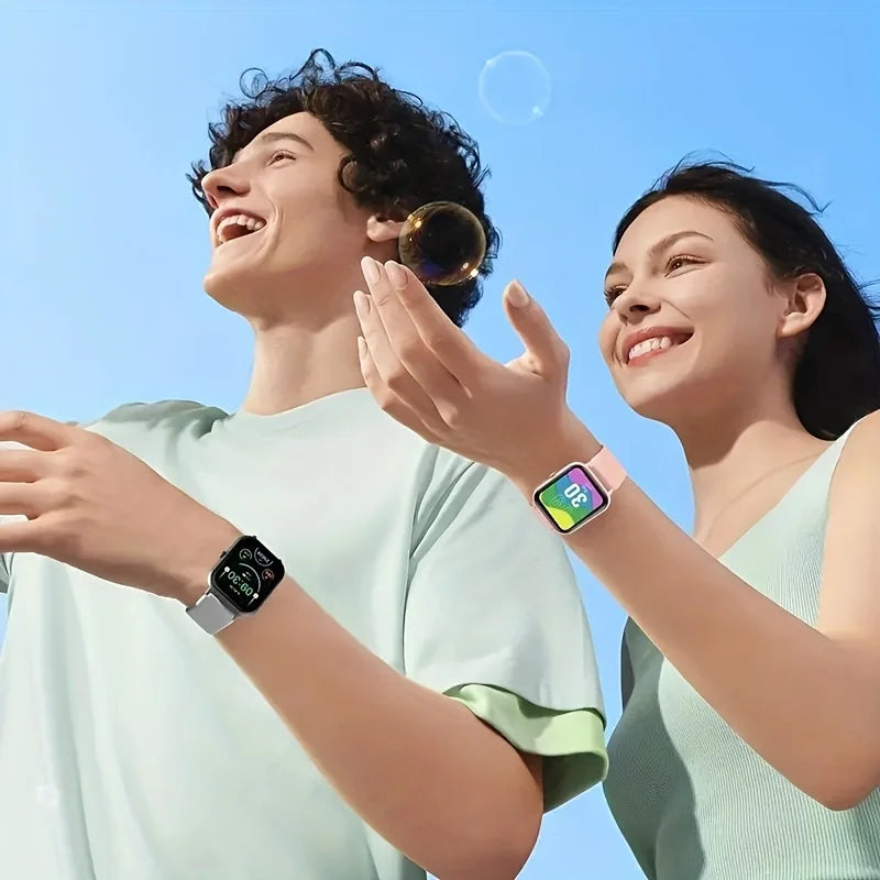 The New 2024 Smart Watch (Make/Answer Call), Full Touch Wireless Calling Smartwatch, Fitness Tracker Watch For Smartphone,For IP - Uknowucme