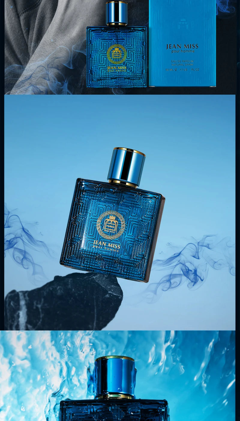 Ares Men's Perfume - 50ml, Fresh Light Fragrance, Woody Scent, Ideal for Daily Use ,Charming perfume, a must-have for a date - Uknowucme
