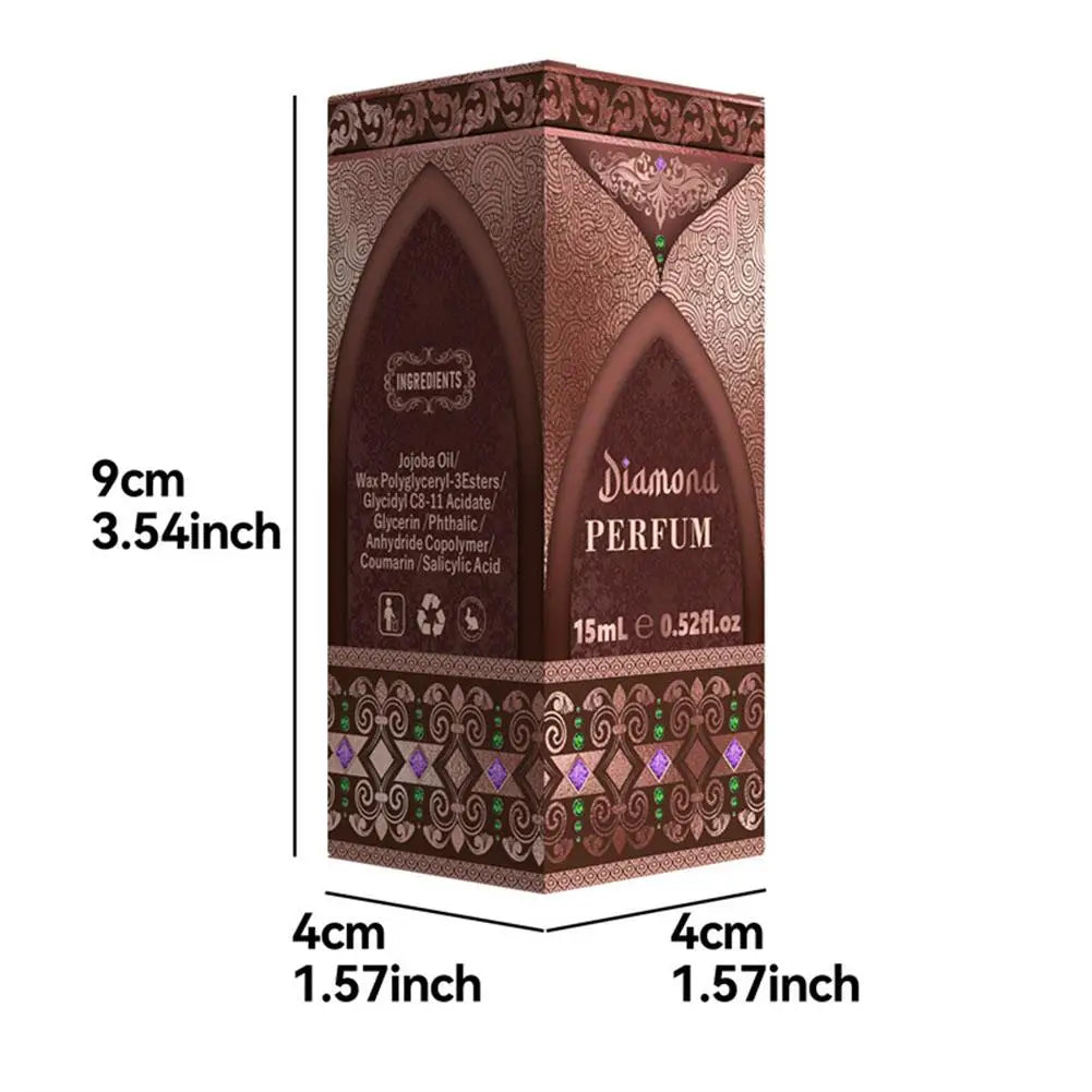 Exotic Arabian Perfume For Women, Enchanting Floral Bouquet With Rose, Jasmine&Vanilla Long-Lasting Pheromone-Infused Fragrance - Uknowucme