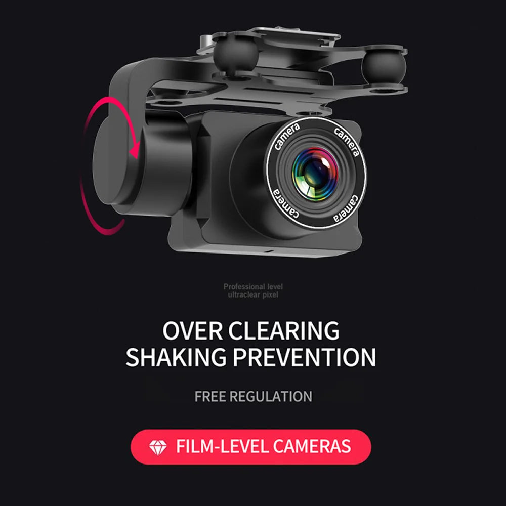 RC Drone FPV Quadcopter UAV with ESC Camera 4K HD Profesional Wide-Angle Aerial Photography Long Life Remote Control Helicopter - Uknowucme