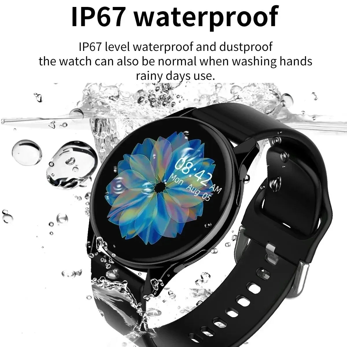 Smart Watch Round Bluetooth Call Men Women Fitness Tracker Bracelet Custom Watch Face Watches For Android IOS Smartwatch 2024 - Uknowucme