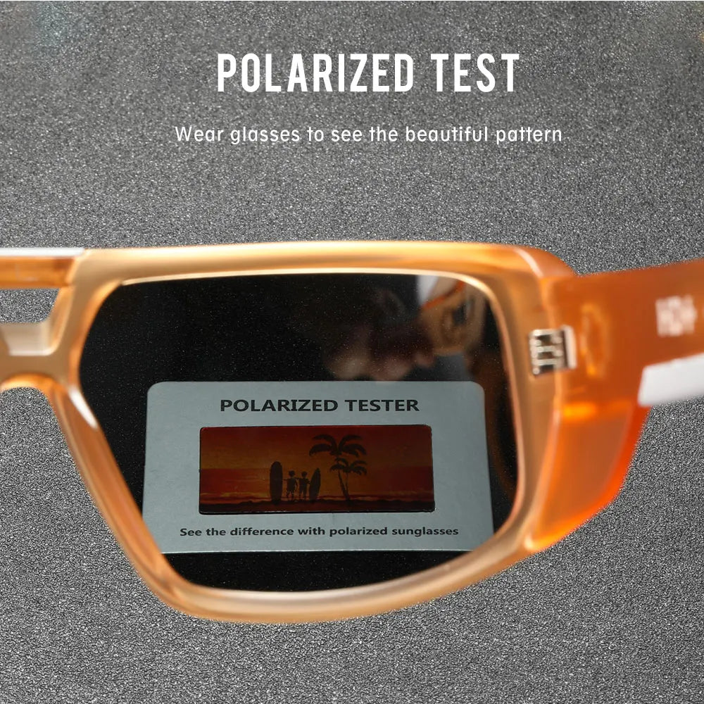 KDEAM for Polarized Sunglasses Men UV400 Sport Driving Goggles Mirrored Shield Brand New Shades With Free Box - Uknowucme