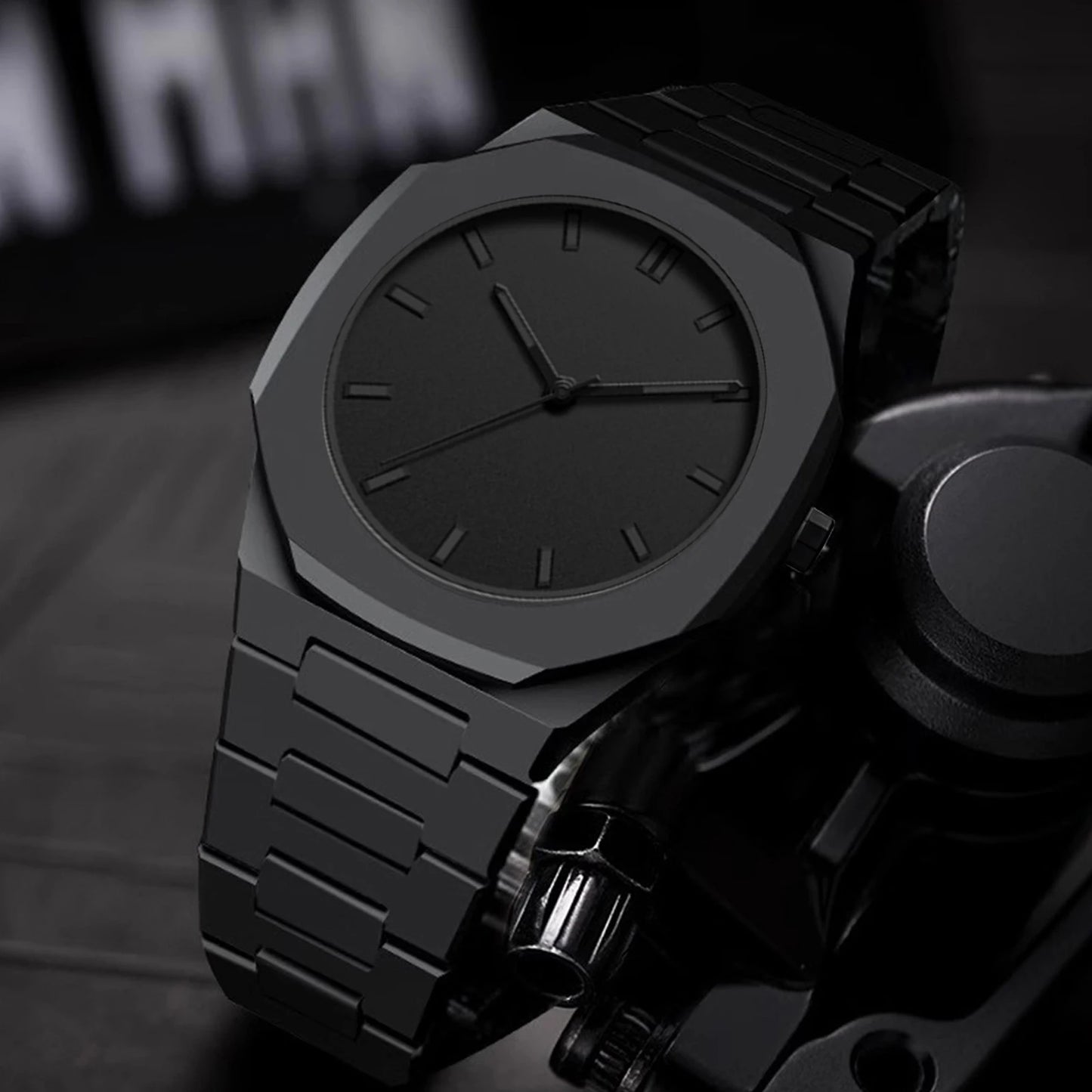 VA VA VOOM Brand Men Creative Watch Fashion Silicone Black Business Style Arabic Digital Creative Military Quartz Sports Watches - Uknowucme