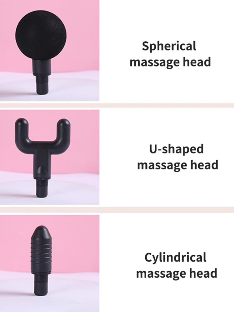 Professional Level Muscle Massage Gun Relaxation Intelligent Exercise Fitness Massager Cold And Hot Compress Fascia Gun 6 Heads - Uknowucme