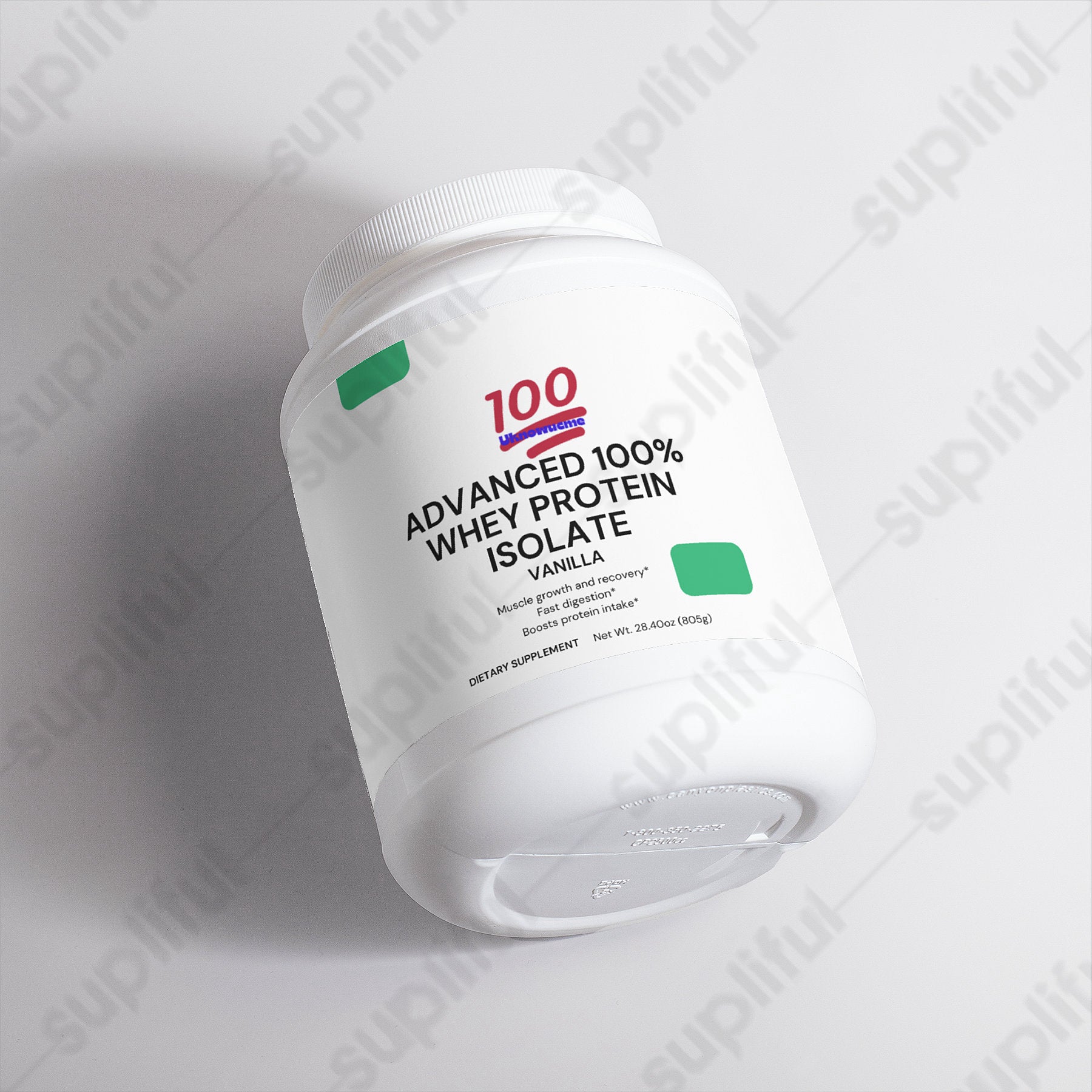 Advanced 100% Whey Protein Isolate (Vanilla) - Uknowucme