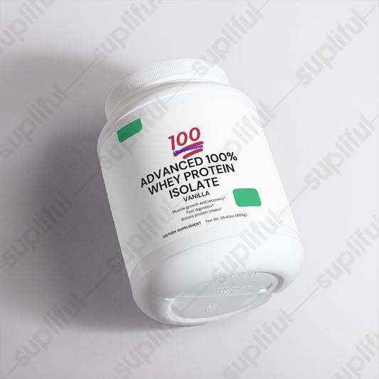 Advanced 100% Whey Protein Isolate (Vanilla) - Uknowucme