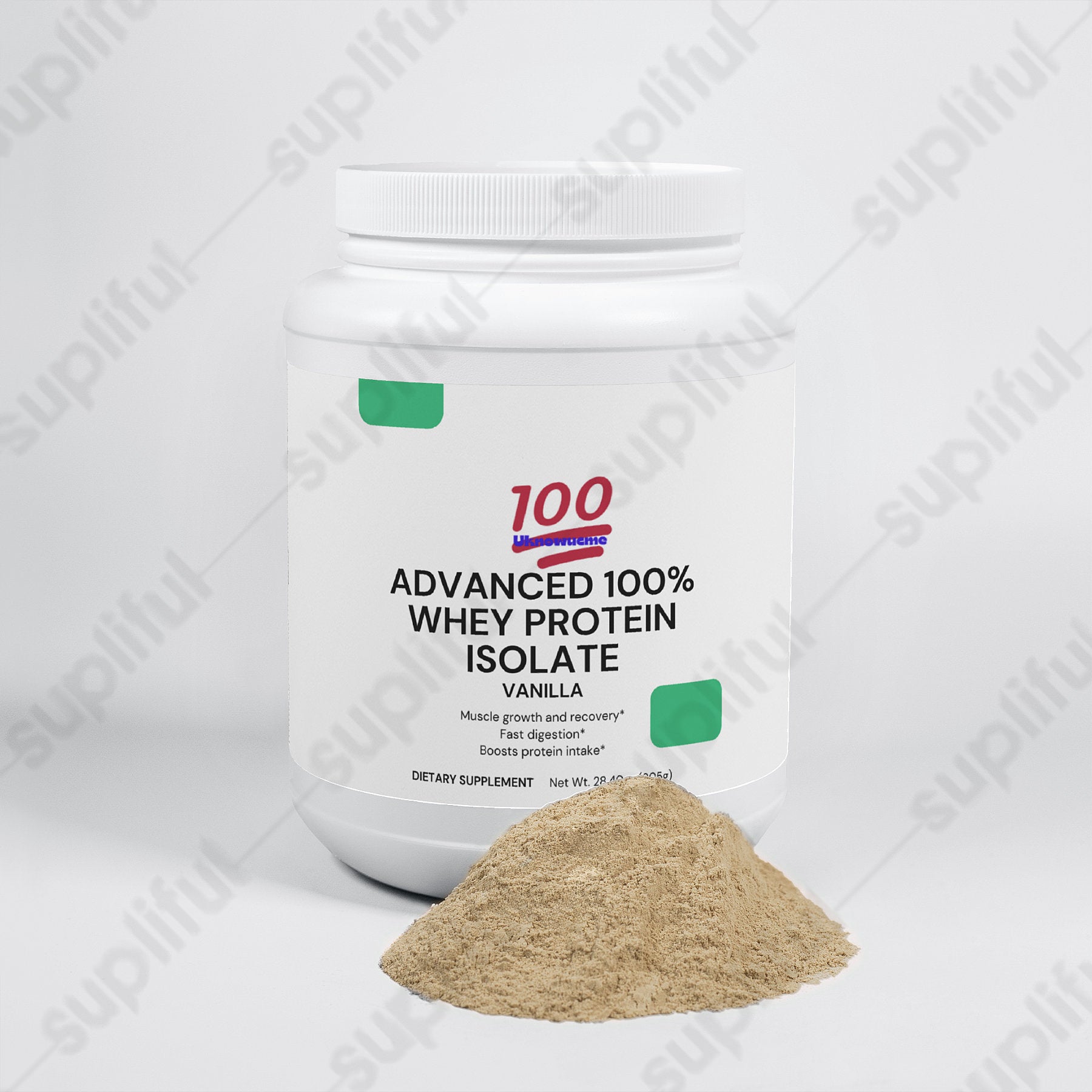 Advanced 100% Whey Protein Isolate (Vanilla) - Uknowucme