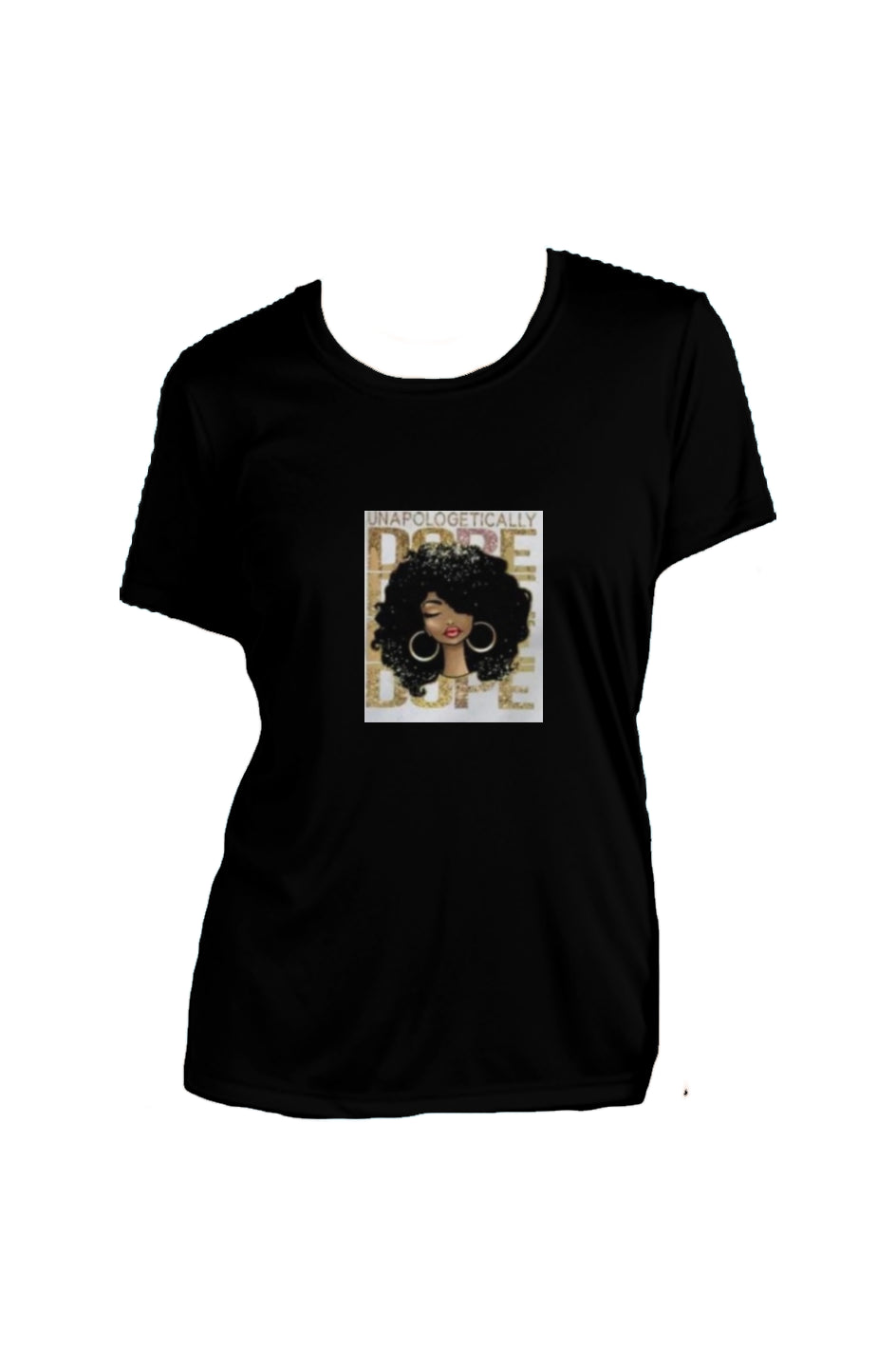 Unapologetically  dope Ladies Competitor Tee