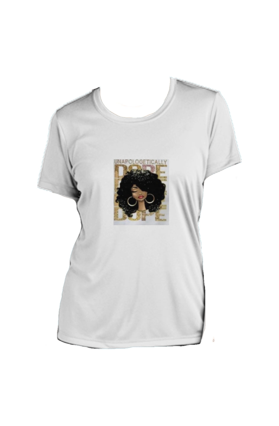 Unapologetically dope Ladies Competitor Tee