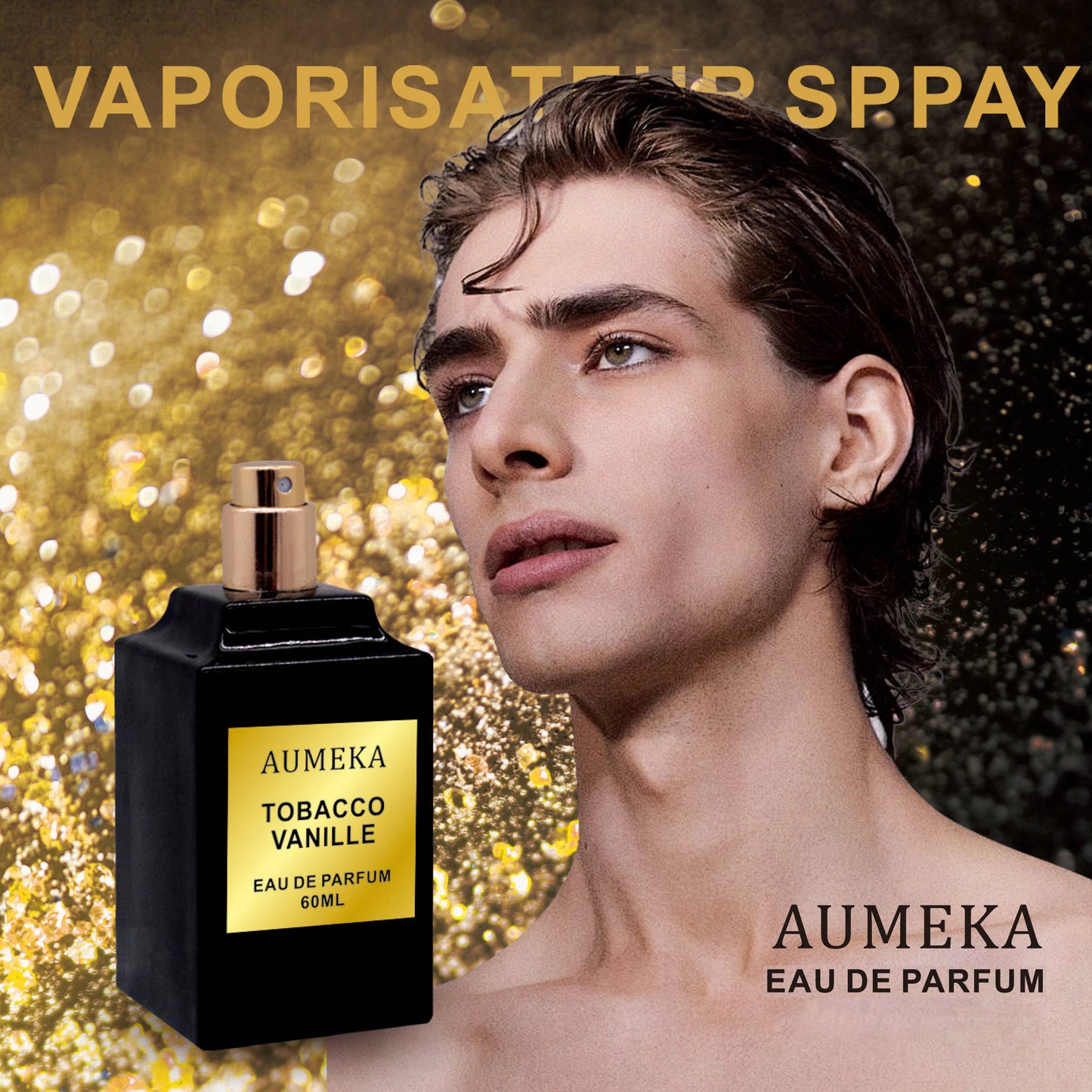 AUMEKA Perfume For Men Original Luxury Arabes Tobacco Vanille Oriental Spicy Eau De Parfum Man Gift Makeup 60ml AU0451﻿ - Uknowucme