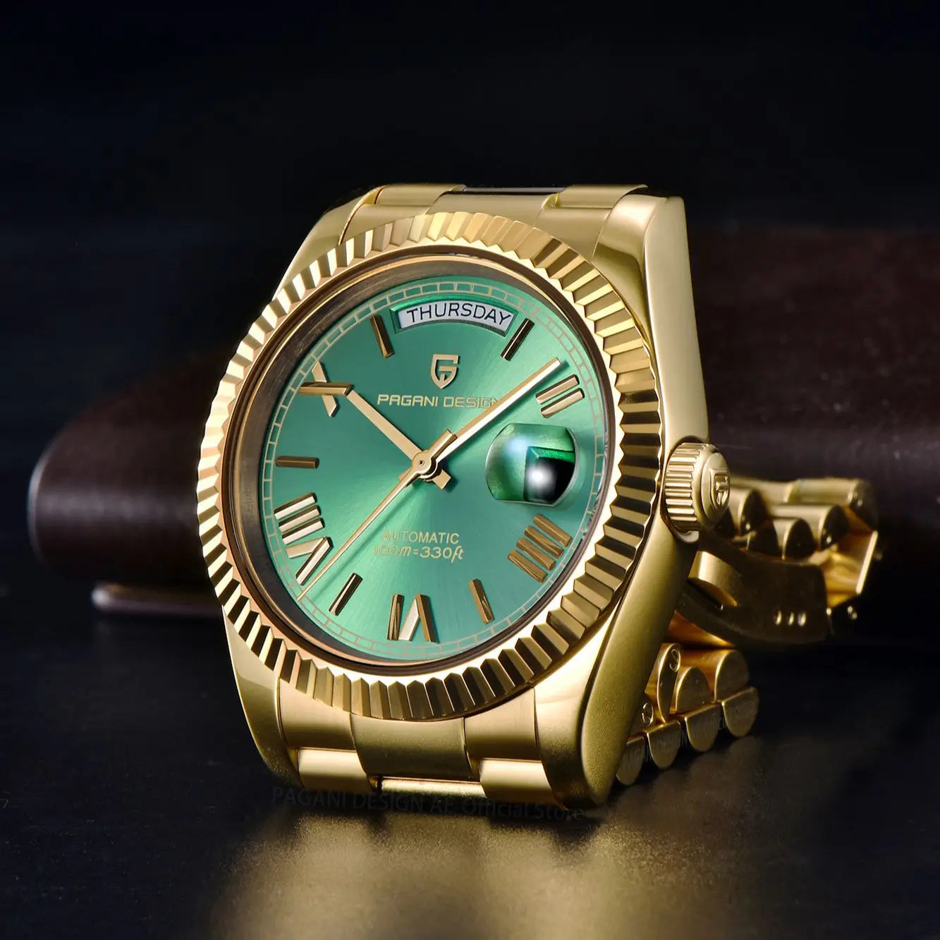 PAGANI DESIGN DD36 Gold Green V2 Men's Mechanical Watches Luxury Automatic Watch For Men 2024 New AR Sapphire glass Wrist watch - Uknowucme