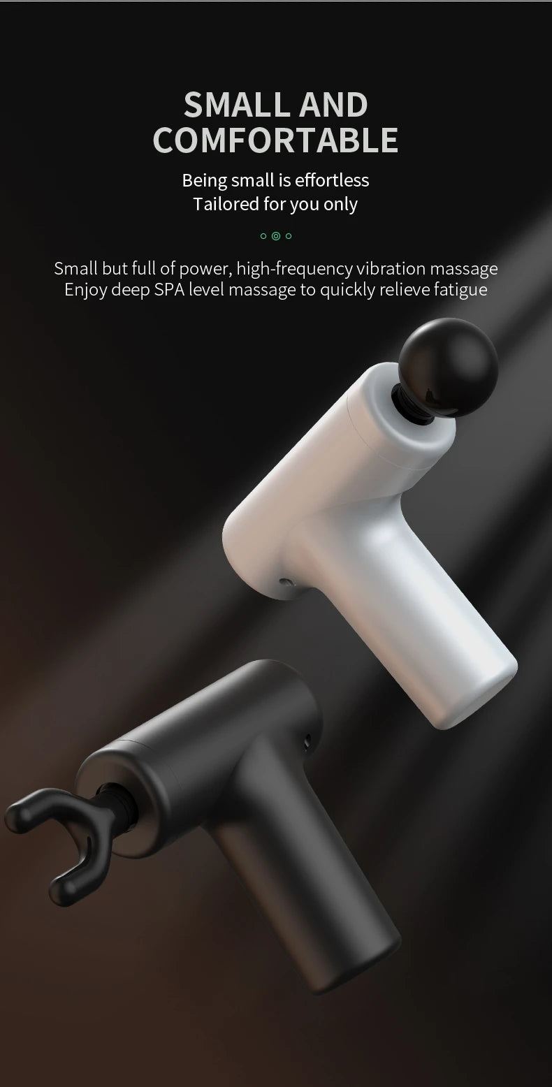 MUKASI Massage Gun Portable Percussion Pistol Massager For Body Neck Deep Tissue Muscle Relaxation Gout Pain Relief Fitness