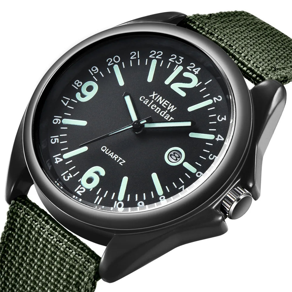 Green luminous dial date Digital Wristwatches Men Casual Digital Wristwatches Modern Digital Mens Watches Automatic Mechanical - Uknowucme