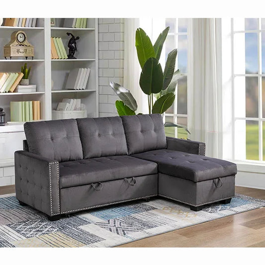 The Most Popular Style Modern Fabric Manual Ergonomic Recliner Sofa  3 Seater