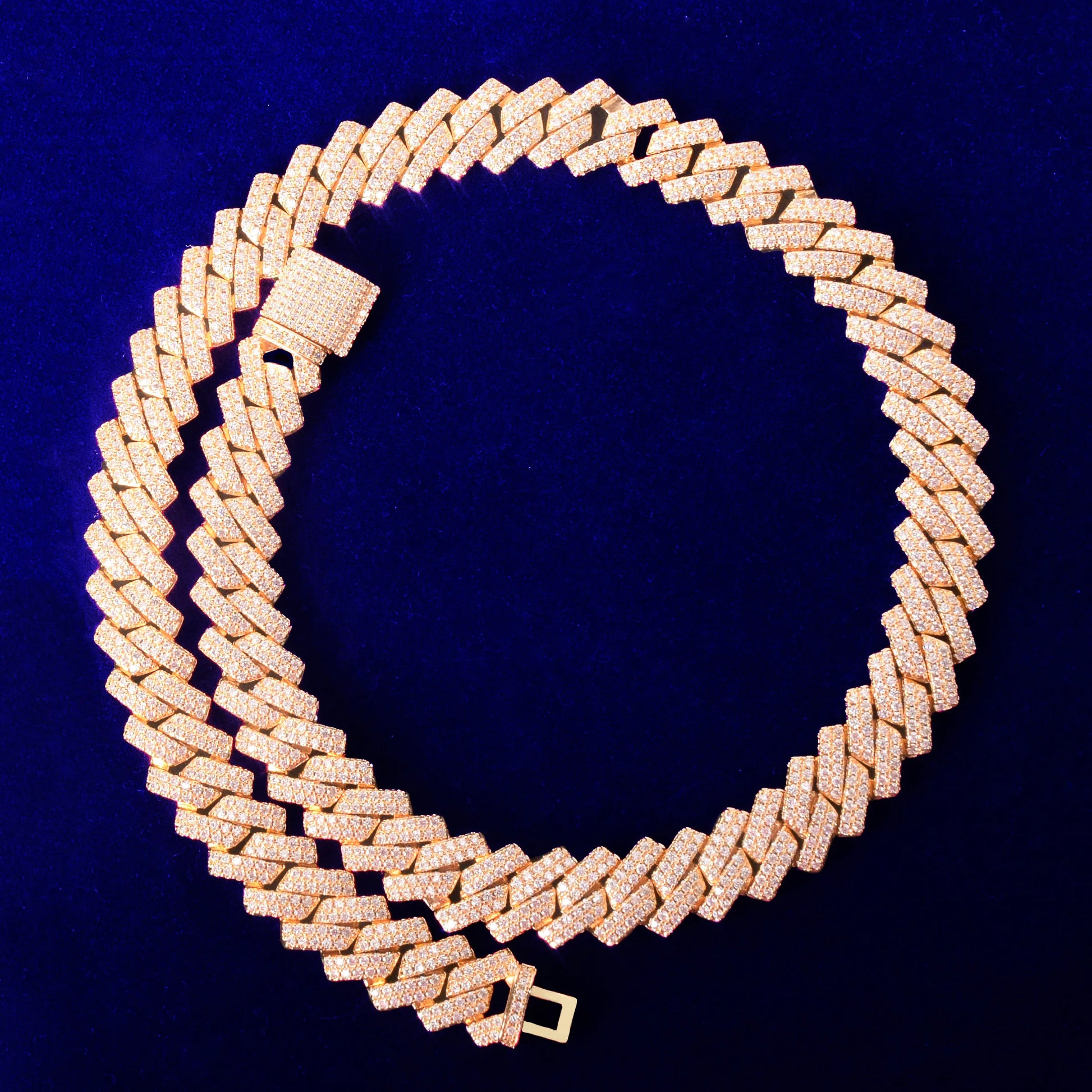 Bubble Letter Miami Cuban Link Chain for Men Necklace Choker Charms Gold Color Iced Out Fashion Jewelry 2021 Trend - Uknowucme