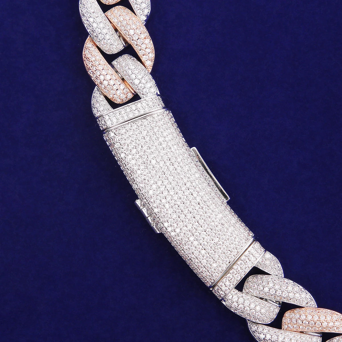 Bubble Letter Miami Cuban Link Chain Men Necklace  5A Cubic Zircon Hip Hop Choker Rock Jewelry 2021 Trend Christmas Gift - Uknowucme