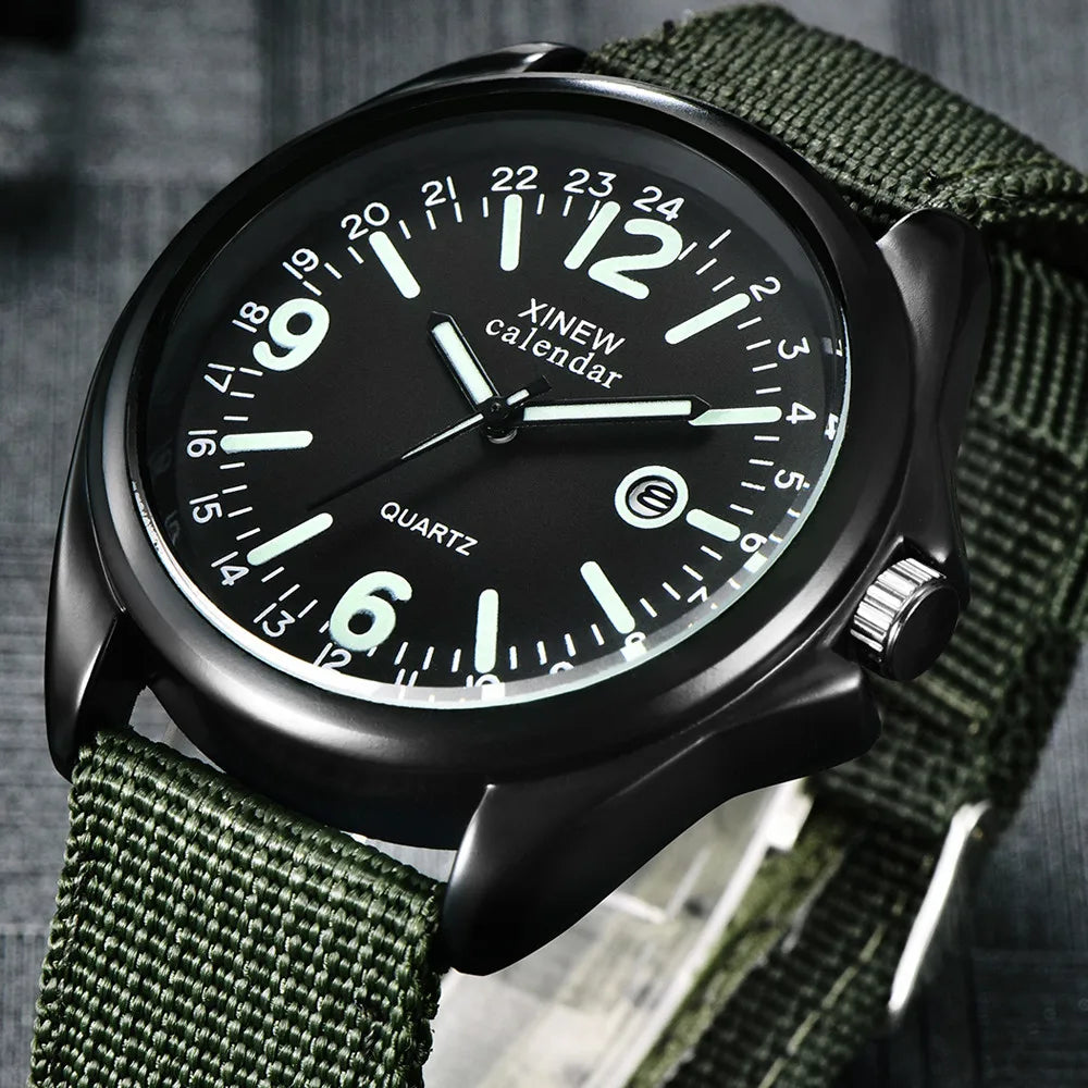 Green luminous dial date Digital Wristwatches Men Casual Digital Wristwatches Modern Digital Mens Watches Automatic Mechanical - Uknowucme