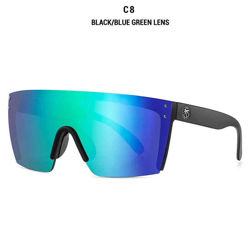 2021 NEW High quality luxury Heat Wave brand sunglasses square Conjoined lens Women men Gradient lens sun glasses UV400 - Uknowucme