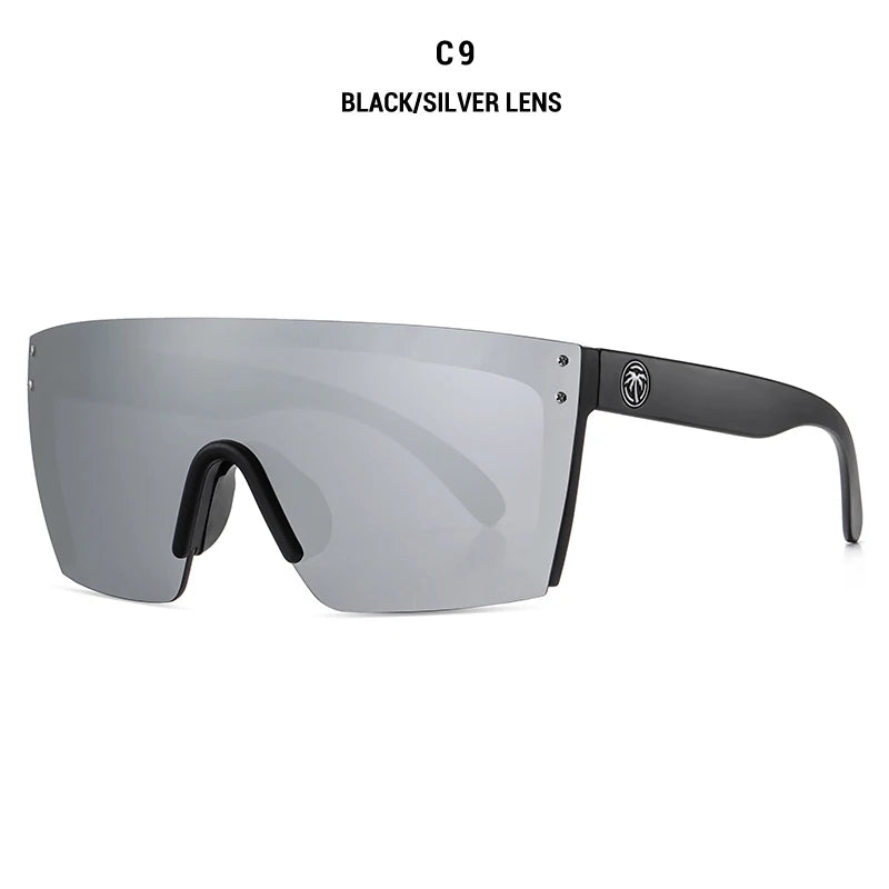 2021 NEW High quality luxury Heat Wave brand sunglasses square Conjoined lens Women men Gradient lens sun glasses UV400 - Uknowucme