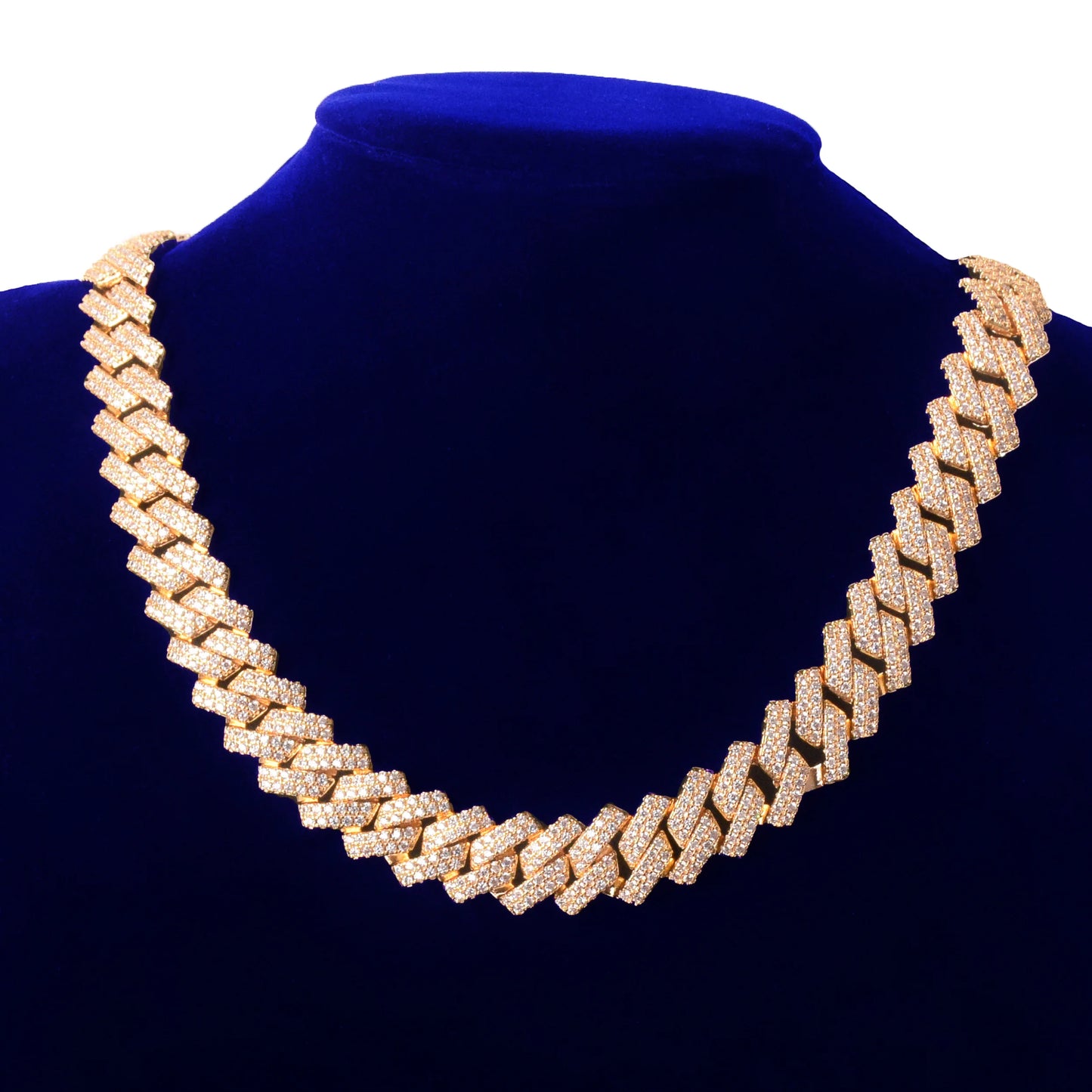 Bubble Letter Miami Cuban Link Chain for Men Necklace Choker Charms Gold Color Iced Out Fashion Jewelry 2021 Trend - Uknowucme