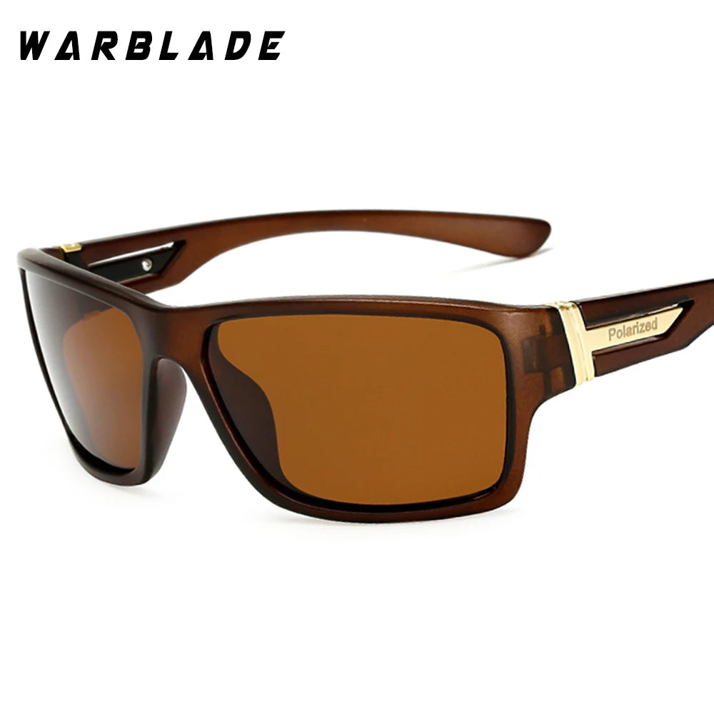 WarBLade Night Vision Sunglasses for Men UV400 Protection Night Driving Glasses Male HD Polarized Yellow Lens Sun Glasses W1821 - Uknowucme