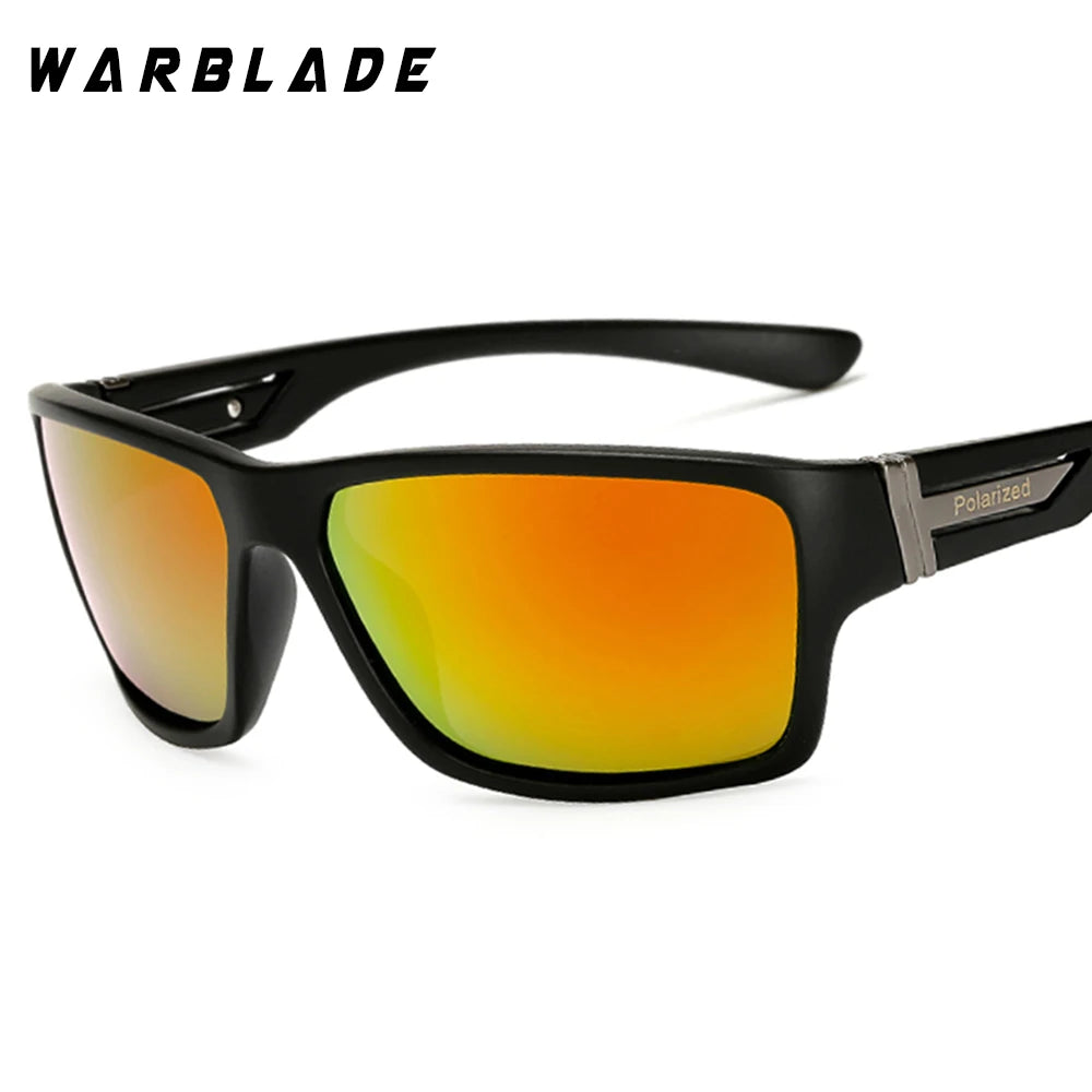 WarBLade Night Vision Sunglasses for Men UV400 Protection Night Driving Glasses Male HD Polarized Yellow Lens Sun Glasses W1821 - Uknowucme