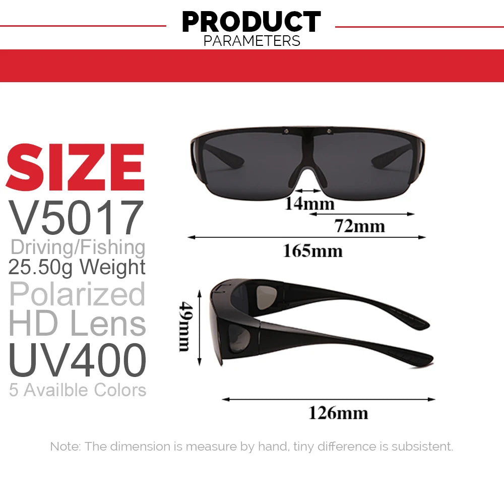 VIVIBEE Flip Up Polarized Fit Over Glasses Sunglasses Men Driving UV400 Photochromic Fishing Goggle Outdoor Women - Uknowucme