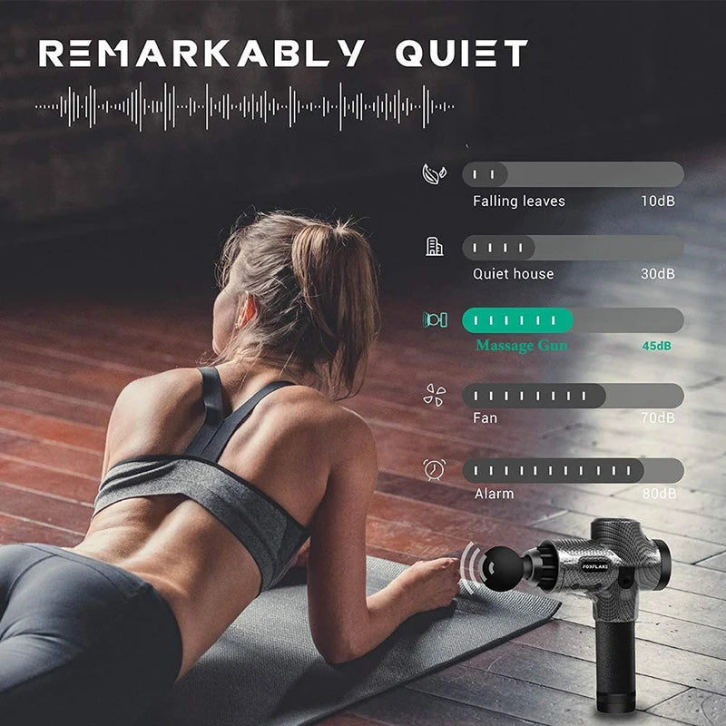 Massage Gun Deep Body Massager For Muscle Pain Relief  Exercising Body and Relaxation Slimming Shaping Massager - Uknowucme