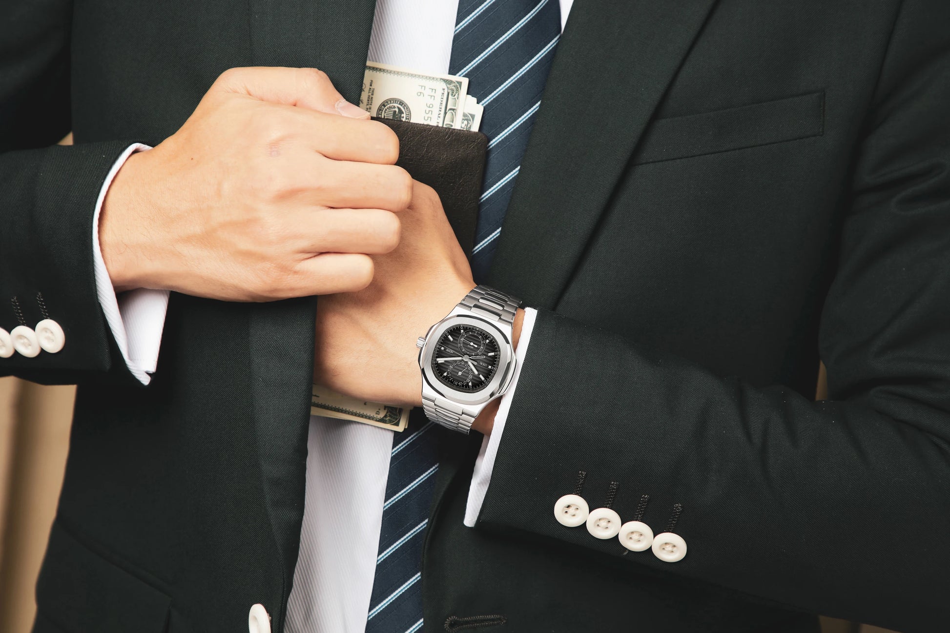 DIDUN TOP New Men Quartz Watches Sport Business Luxury Brand Stainless Steel Male Fashion Nautilus Wrist Clock - Uknowucme