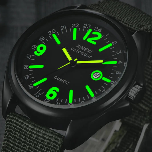 Green luminous dial date Digital Wristwatches Men Casual Digital Wristwatches Modern Digital Mens Watches Automatic Mechanical - Uknowucme