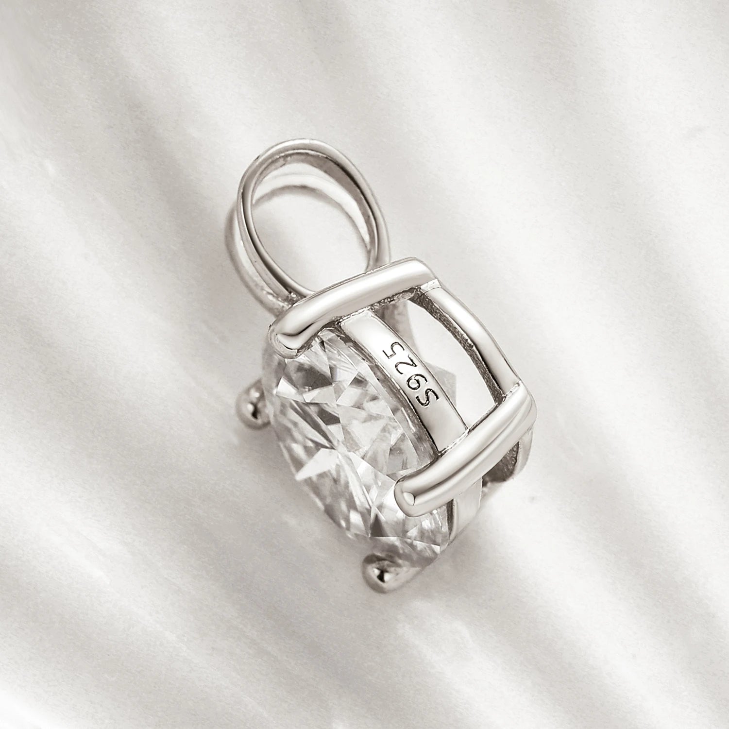 Classic 0.1-2 Carat Real Moissanite Pendant Necklace For Women Top Quality 100% 925 Sterling Silver Wedding Party Fine Jewelry - Uknowucme