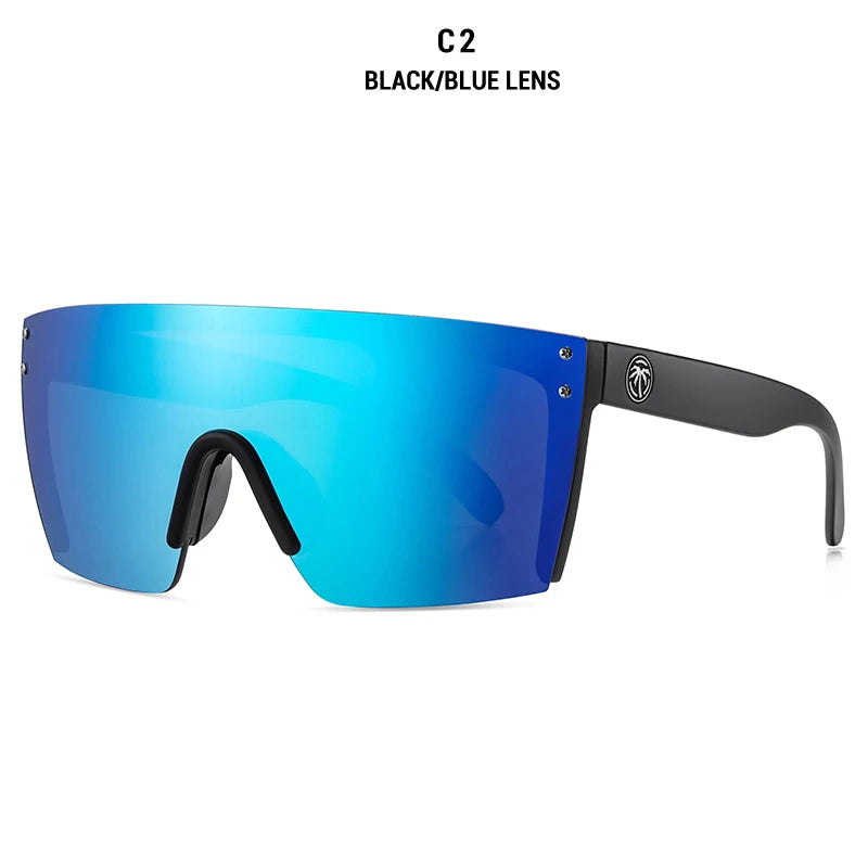 2021 NEW High quality luxury Heat Wave brand sunglasses square Conjoined lens Women men Gradient lens sun glasses UV400 - Uknowucme