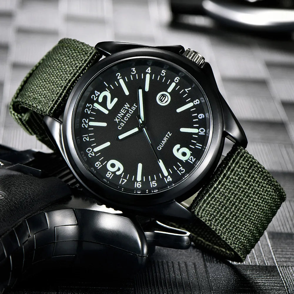 Green luminous dial date Digital Wristwatches Men Casual Digital Wristwatches Modern Digital Mens Watches Automatic Mechanical - Uknowucme