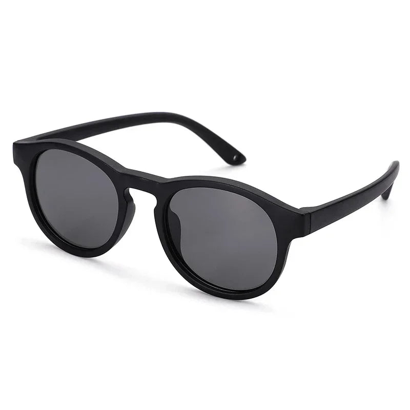 Fashion Baby's First Sunglasses with Strap Round Flexible UV400 Polarized Infant Sunglasses for Ages 0-3 Years - Uknowucme