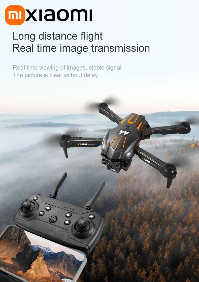 Xiaomi D88 Drone 8K Aerial HD Dual Camera Photography Intelligent Obstacle Avoidance Brushless Power 5G WIFI GPS Return VR Drone