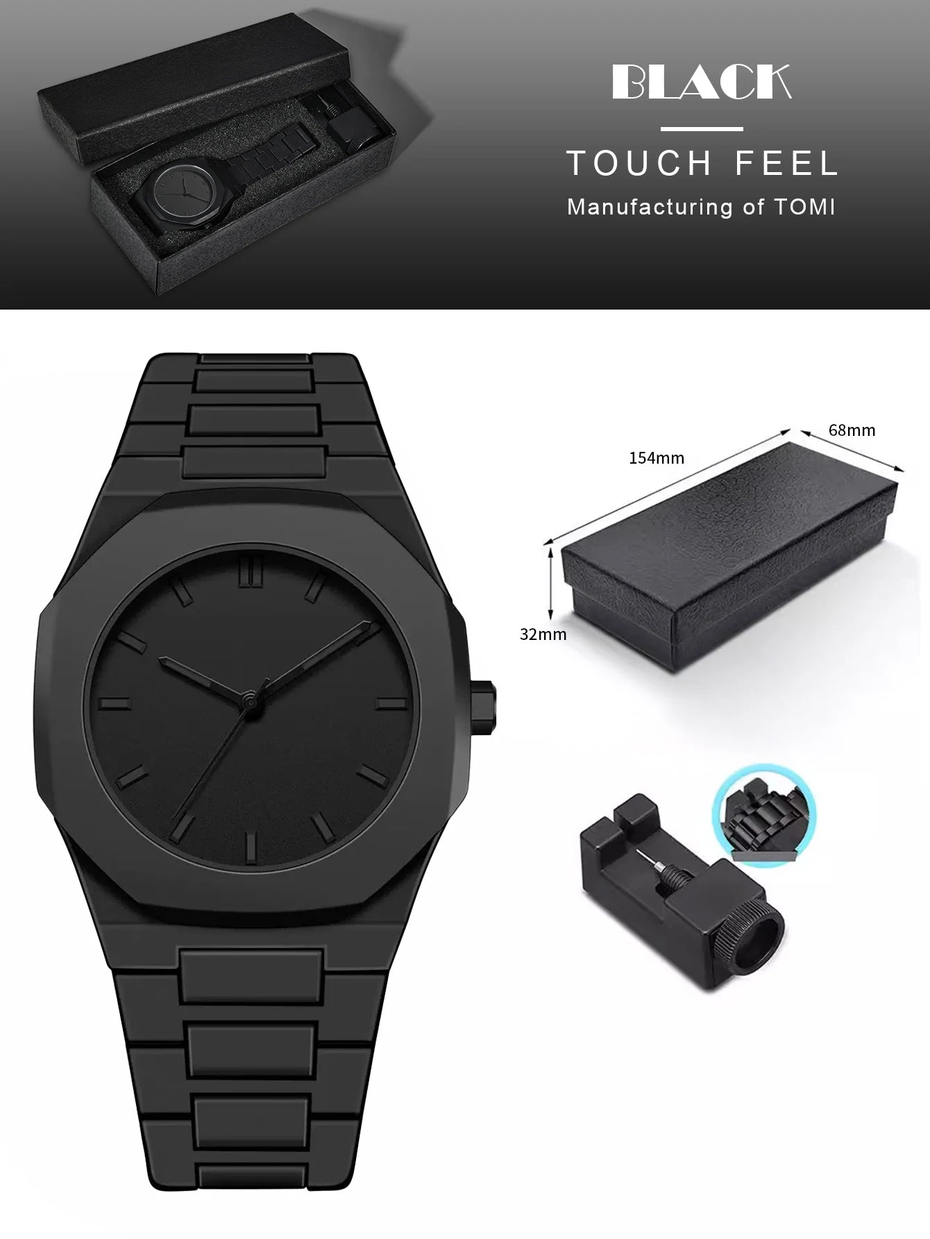 TOMI Mens watch Quartz watch Simple style - Uknowucme